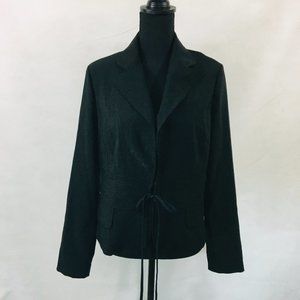 PARALLEL Sz 14 Large DRESS SUIT JACKET tie front